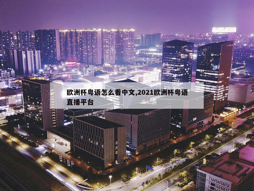 欧洲杯粤语怎么看中文,2021欧洲杯粤语直播平台